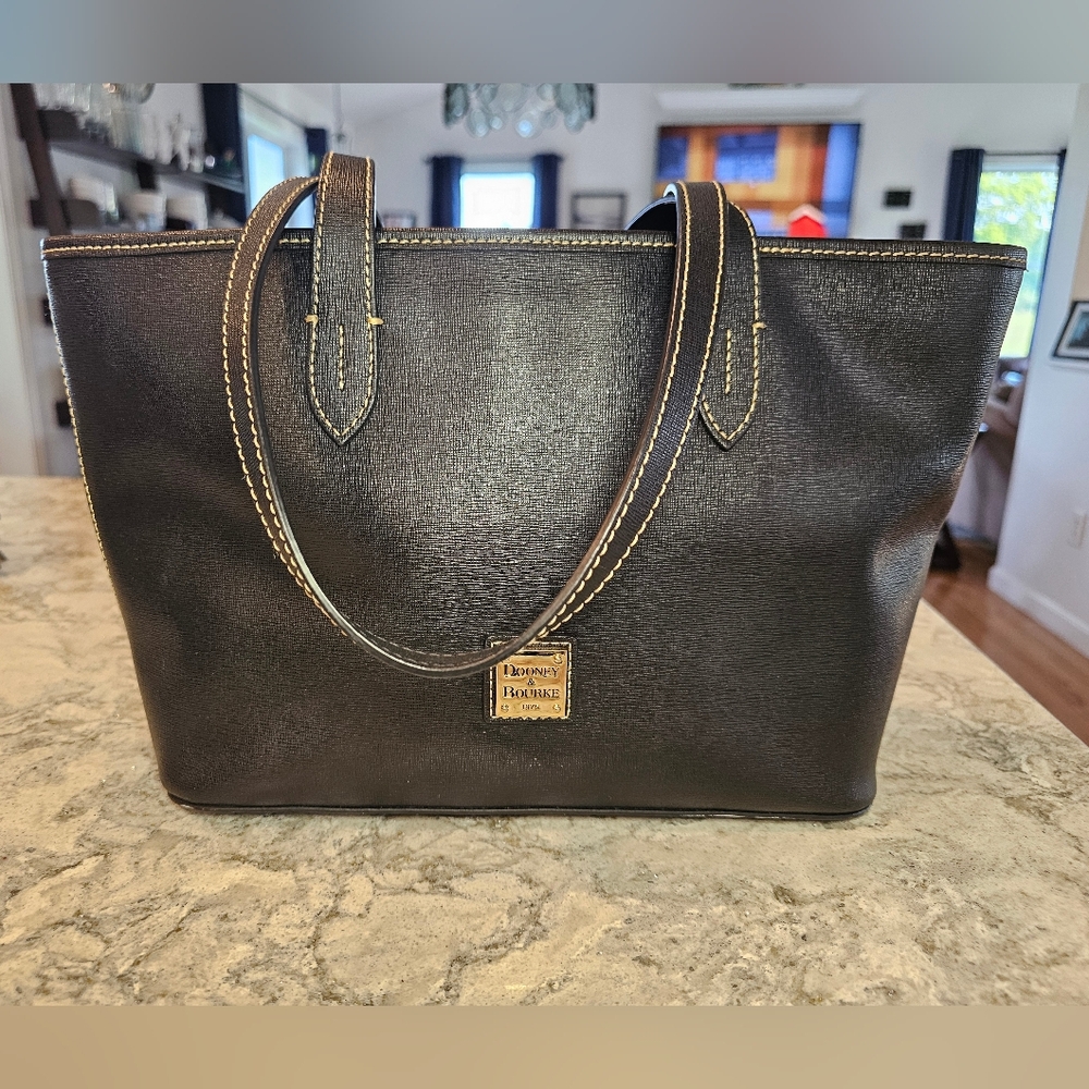 Dooney & Bourke Saffiano Leather Tote - Picture 2 of 7